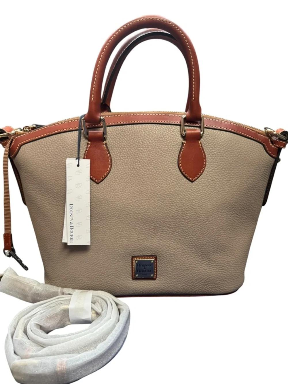 Dooney & Bourke Pebble Grain Geena Satchel NWT